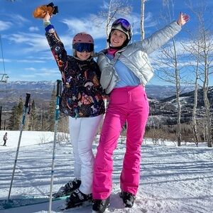 Halfdays Alessandra Ski Pants in Rhubarb